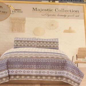 King Size 3 Piece Quilt Set